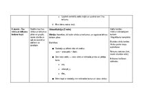 Paraugs '"Stundas plāni""
Valodas lietojums un lasīšana 1.klasē', 14.