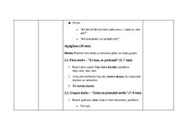 Paraugs '"Stundas plāni""
Valodas lietojums un lasīšana 1.klasē', 15.