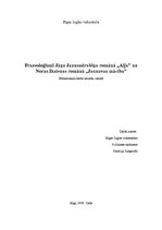 Referāts 'Frazeoloģismi Jāņa Jaunsudrabiņa romānā "Aija" un Noras Ikstenas romānā "Jaunava', 1.