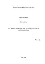 Referāts 'AS "Aldaris" mārketinga vides un stratēģijas analīze un darbības plānošana', 1.