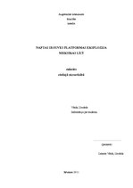 Referāts 'Naftas ieguves platformas eksplozija Meksikas līcī', 1.