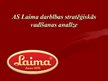 Prezentācija 'AS "Laima" darbības stratēģiskās vadīšanas analīze', 1.