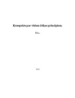 Konspekts 'Ētikas principi medicīnā', 1.