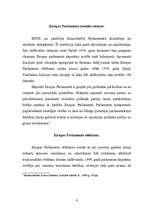 Referāts 'Eiropas Parlamenta darbība un pilnvaras', 4.