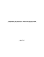 Referāts 'Ģeogrāfiskās informācijas sistēmas kriminālistikā', 1.