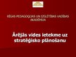 Prezentācija 'Ārējās vides ietekme uz stratēģisko plānošanu', 1.