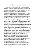 Eseja 'Klonēšana - ieguvums vai posts', 1.