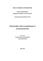 Konspekts 'Vērtspapīru tirgus dalībnieki un infrastruktūra', 1.