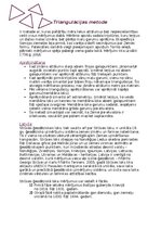 Konspekts 'Triangulācijas metode', 1.