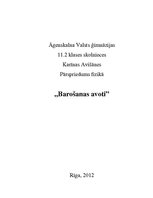 Konspekts 'Barošanas avoti', 1.