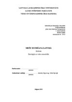 Referāts 'Mežu izciršana Latvijā', 1.