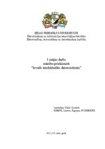 Konspekts 'Zināšanu iedalījums pēc satura un objekta apraksts', 1.