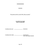 Diplomdarbs 'Finanšu darbības analīze uzņēmumā', 1.