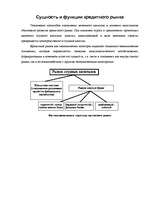 Konspekts 'Рынок кредитов', 1.