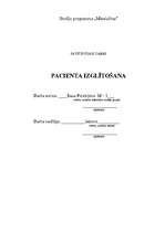 Konspekts 'Pacienta izglītošana', 1.