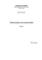 Referāts 'Tiesību principu vieta un loma tiesībās', 1.