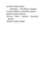 Konspekts 'Kārlis Skalbe', 8.