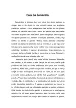 Eseja 'Demokrātija', 1.