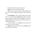 Konspekts 'Excursion Plan', 1.