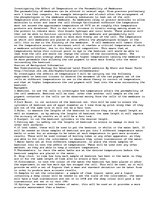 Eseja 'Investigating the Effect of Temperature on the Permeability of Membranes', 1.