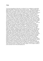 Eseja 'Aijas raksturojums J.Jaunsudrabiņa romānā "Aija"', 1.