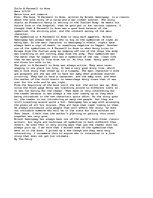 Eseja 'A Farewell to Arms', 1.