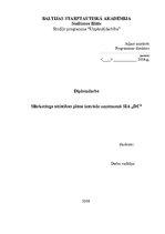 Diplomdarbs 'Mārketinga attīstības plāna izstrāde uzņēmumā SIA "DC"', 1.