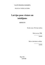 Referāts 'Latvijas pasu vēsture un iedalījums', 1.