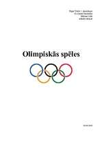 Referāts 'Olimpiskās spēles', 1.