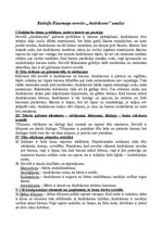 Konspekts 'Rūdolfa Blaumaņa novele "Andriksons"', 1.