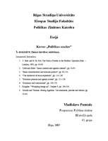 Eseja 'Dienas kārtības veidošana', 1.