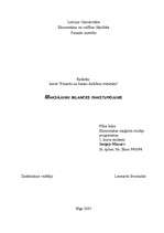 Referāts 'Maksājumu bilances raksturojums', 1.