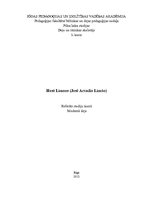 Referāts 'Hosē Limons', 1.