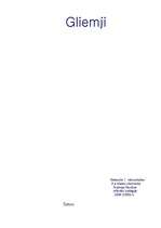 Referāts 'Gliemji', 1.