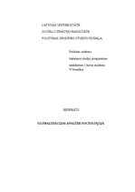 Referāts 'Globalizācijas analīze socioloģijā', 1.