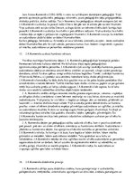 Konspekts 'Eksāmena jautājumi pedagoģijas vēsturē', 9.