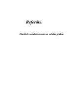Referāts 'Literārās valodas normas un valodas prakse', 1.