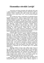 Eseja 'Ekonomiskais stāvoklis Latvijā 2009.gadā', 1.