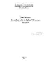 Referāts 'Nestandarta ierīču pieslēgšana USB portam', 1.