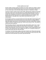 Eseja 'Society Is Getting More Violent', 1.