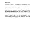 Eseja 'Importance of Healthy Lifestyle', 3.