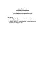 Konspekts 'Globalizācija un identitāte', 1.