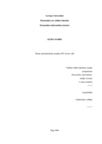 Referāts 'Biroja automatizācijas iespējas MS Access vidē', 1.
