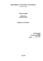 Konspekts 'Ceļojums uz Londonu', 1.