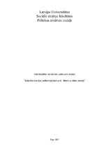 Eseja 'Līderi un elites teorija', 1.