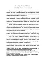 Referāts 'Investīciju ekonomiskā būtība', 1.