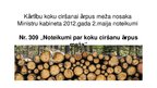Prezentācija 'Ministru kabineta noteikumi Nr.309 "Noteikumi par koku ciršanu ārpus meža"', 2.