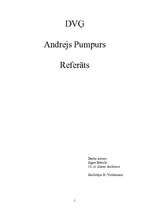 Referāts 'Andrejs Pumpurs', 1.