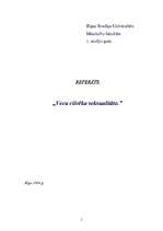 Referāts 'Veca cilvēka seksualitāte', 1.