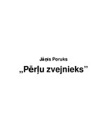 Konspekts 'Jānis Poruks "Pērļu zvejnieks"', 1.